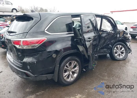 2016 Toyota Highlander Le Plus V6 from USA, damaged, VIN 5TDBKRFH4GS233004
